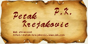Petak Krejaković vizit kartica
